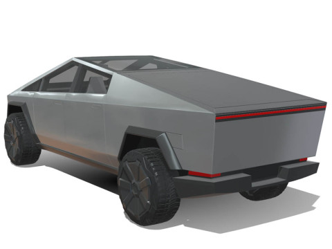 Tesla Cybertruck 2022 3D Model