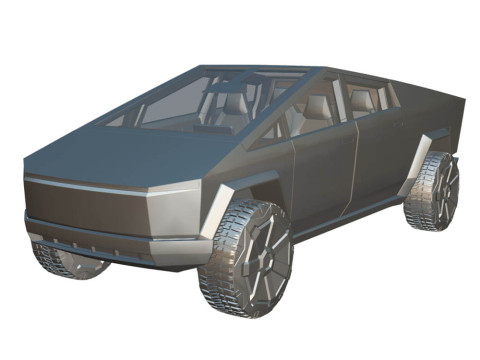 Tesla Cybertruck 2022 3D Model