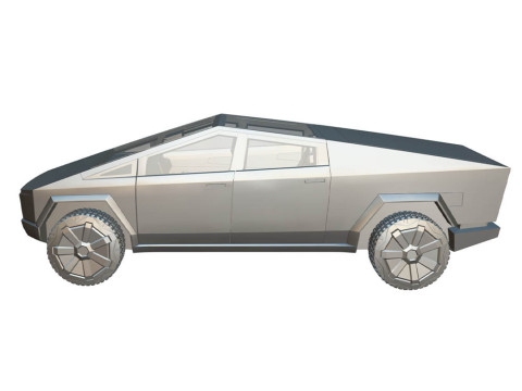 Tesla Cybertruck 2022 3D Model