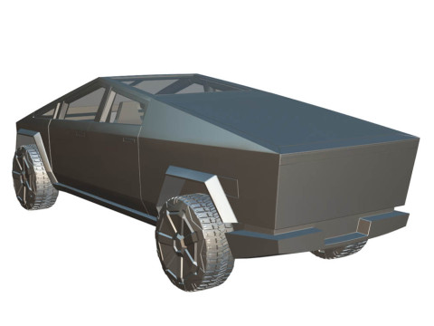 Tesla Cybertruck 2022 3D Model