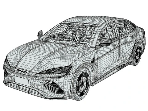 BYD Seal 2024 3D Model