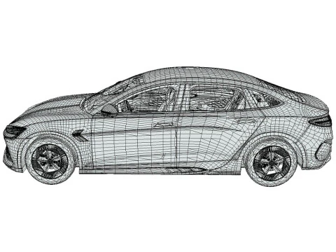 BYD Seal 2024 3D Model
