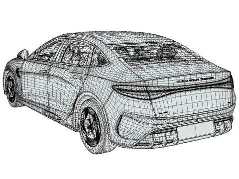 BYD Seal 2024 3D Model