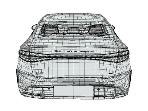 BYD Seal 2024 3D Model