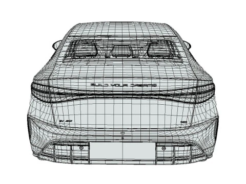 BYD Seal 2024 3D Model