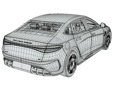 BYD Seal 2024 3D Model