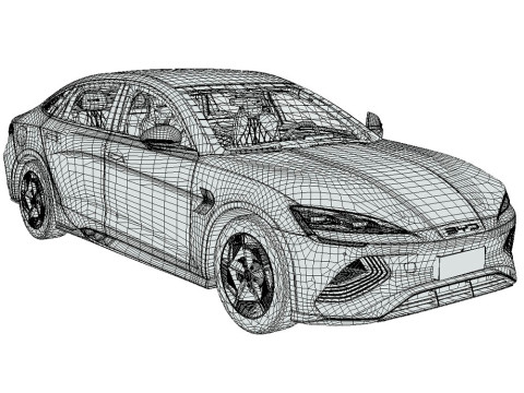 BYD Seal 2024 3D Model