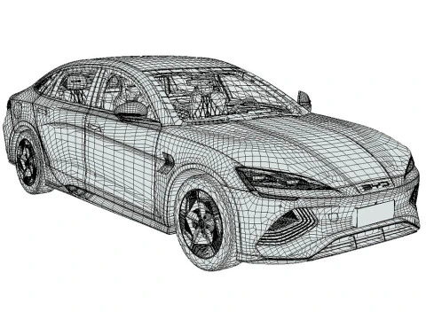 BYD Seal 2024 3D Model