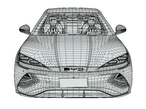 BYD Seal 2024 3D Model