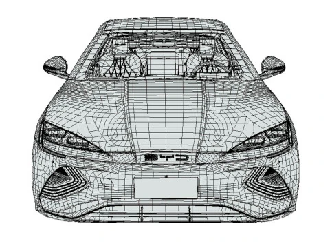 BYD Seal 2024 3D Model