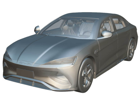 BYD Seal 2024 3D Model