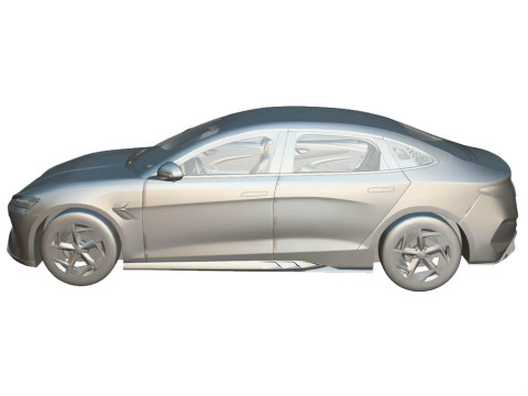 BYD Seal 2024 3D Model