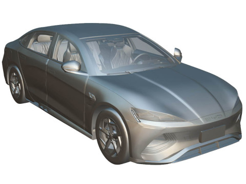 BYD Seal 2024 3D Model