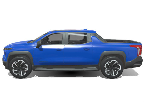 Chevrolet Silverado RST 2024 EV 3D 模型