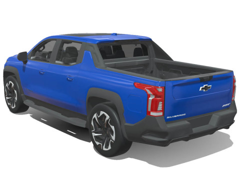 Chevrolet Silverado RST 2024 EV 3D 模型