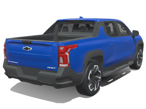 Chevrolet Silverado RST 2024 EV 3D 模型