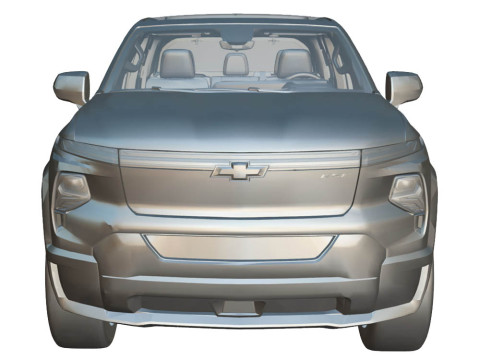 Chevrolet Silverado RST 2024 EV 3D 模型