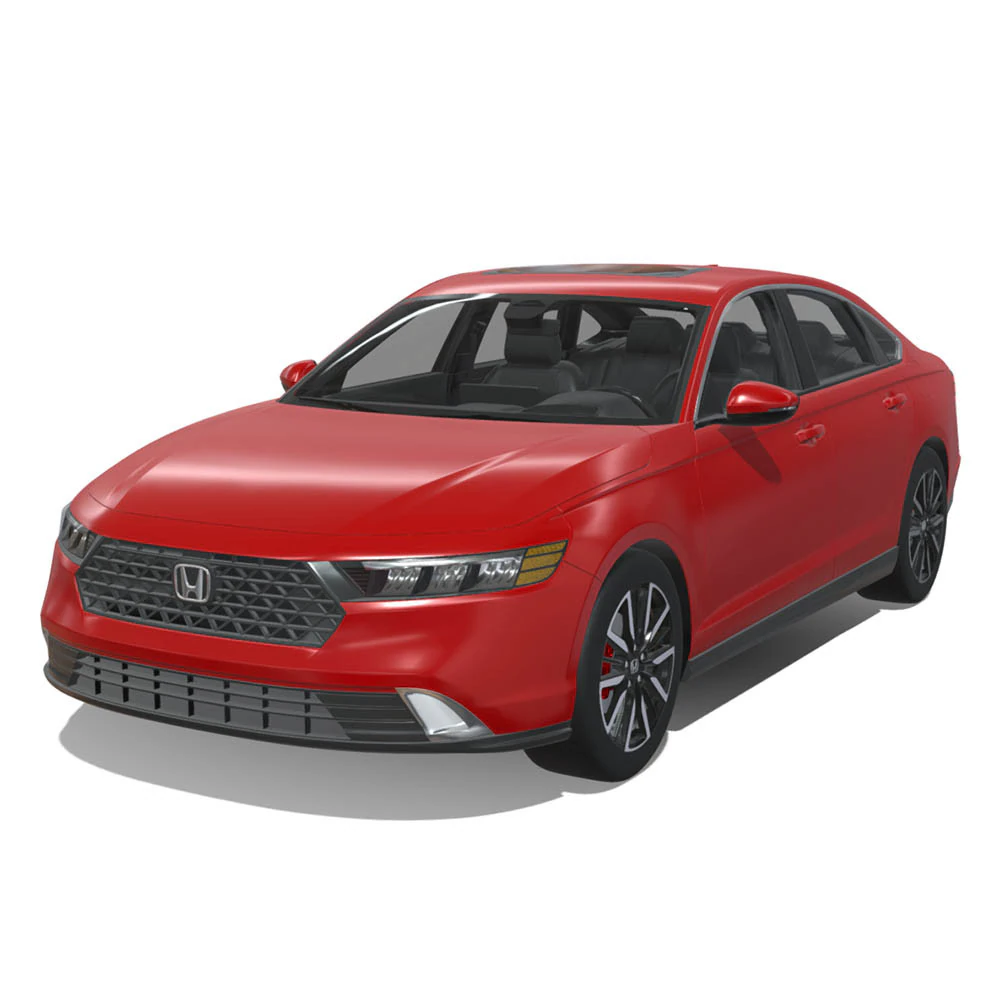 Honda Accord 2024 3D Model .c4d .max .obj .3ds .fbx .stl .blend