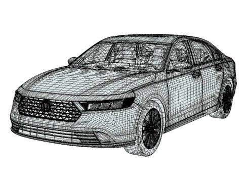 Honda Accord 2024 3D Model