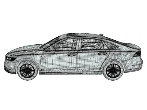 Honda Accord 2024 3D Model
