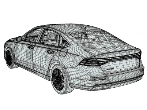 Honda Accord 2024 3D Model