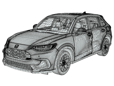 Honda ZR V 2024 3D-Modell