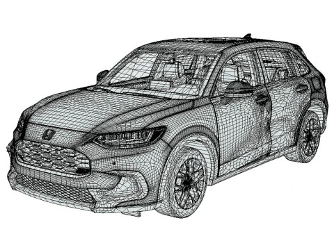Honda ZR V 2024 3D Model