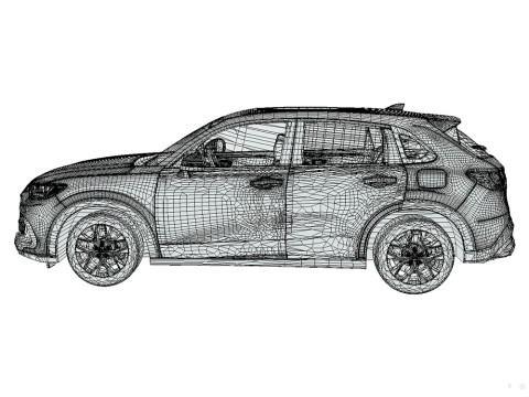 Honda ZR V 2024 3D-Modell