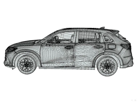 Honda ZR V 2024 3D Model