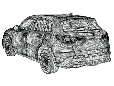 Honda ZR V 2024 3D-Modell