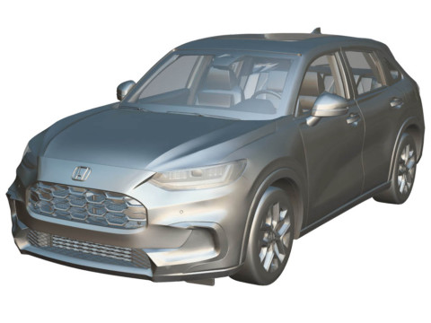 Honda ZR V 2024 3D-Modell