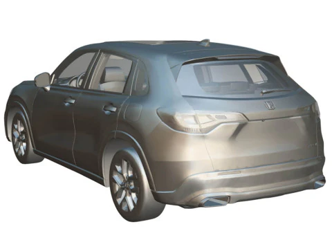 Honda ZR V 2024 3D Model
