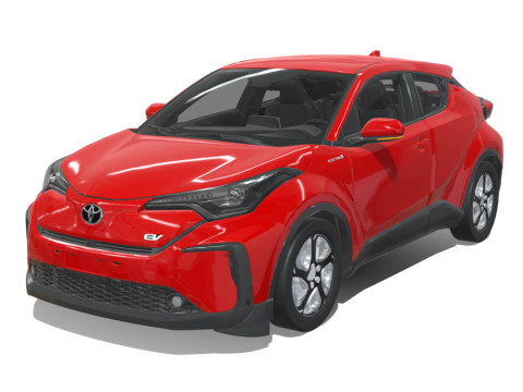 Toyota C HR EV 2020 3D Model