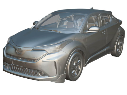 Toyota C HR EV 2020 3D Model