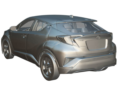 Toyota C HR EV 2020 3D Model