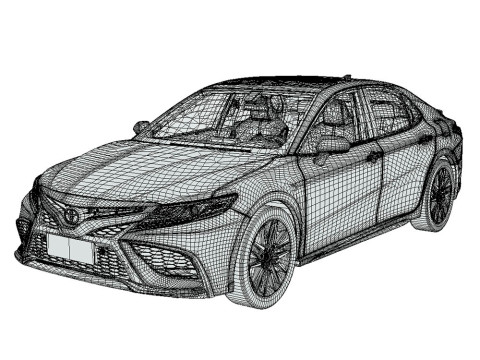 Toyota Camry 2022 Modèle 3D