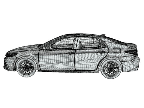 Toyota Camry 2022 Modèle 3D