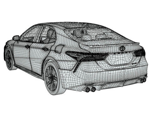 Toyota Camry 2022 Modèle 3D