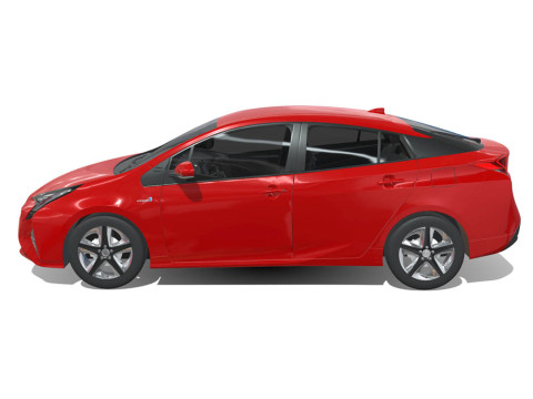Toyota Prius 2016 Hybrid Modelo 3D