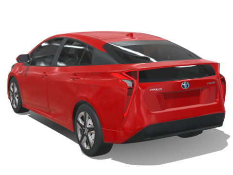 Toyota Prius 2016 Hybrid Modelo 3D