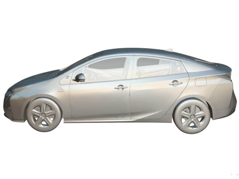 Toyota Prius 2016 Hybrid Modelo 3D