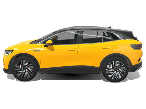 Volkswagen ID4 2023 3D Model
