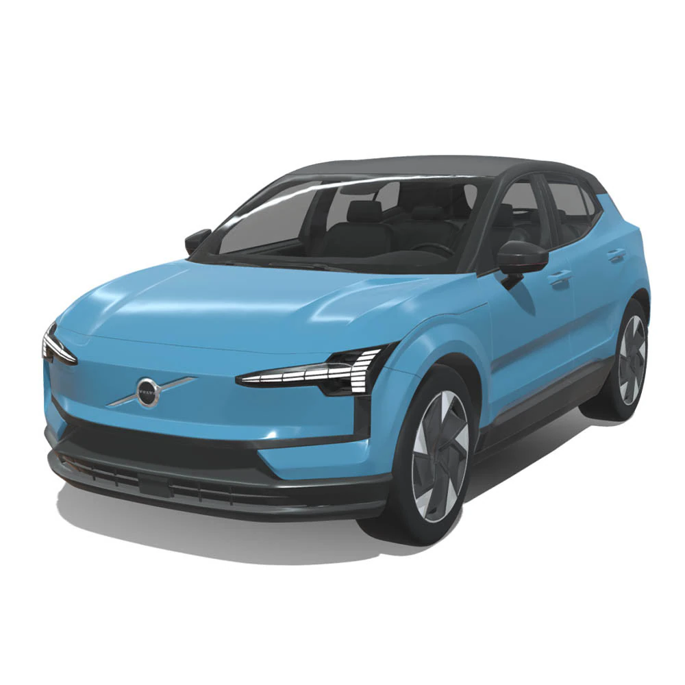 Volvo EX30 2024 3D Model .c4d .max .obj .3ds .fbx .stl .blend 