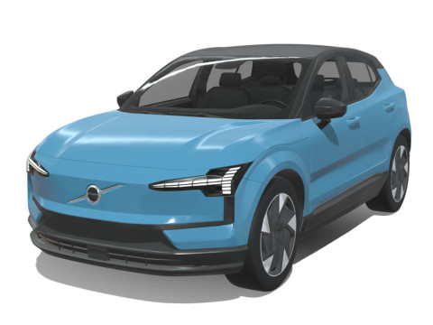 Volvo EX30 2024 3D Model