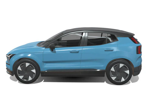 Volvo EX30 2024 3D Model
