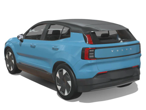 Volvo EX30 2024 3D Model