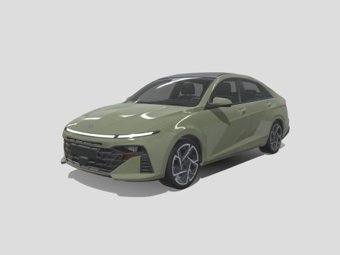 Hyundai Accent 2024 3D Model