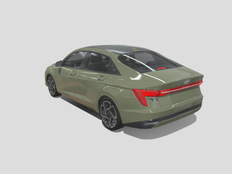 Hyundai Accent 2024 3D Model