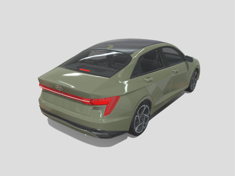 Hyundai Accent 2024 3D Model