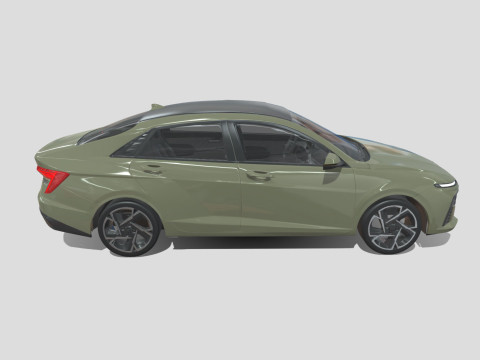 Hyundai Accent 2024 3D Model